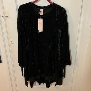 We Are Hah Velvet Shift Dress